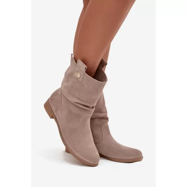  Dámské boty ZAZOO 4210 CAPPUCCINO 