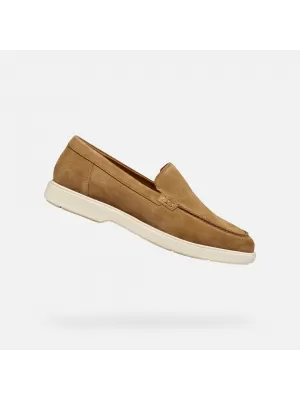 Pánské mokasíny GEOX SPHERICA EC17 G014396 HNĚDÁ
