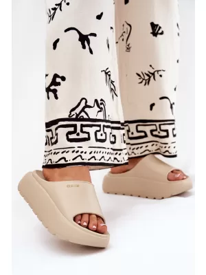 Dámské pantofle BIG STAR RR274A569 BEIGE