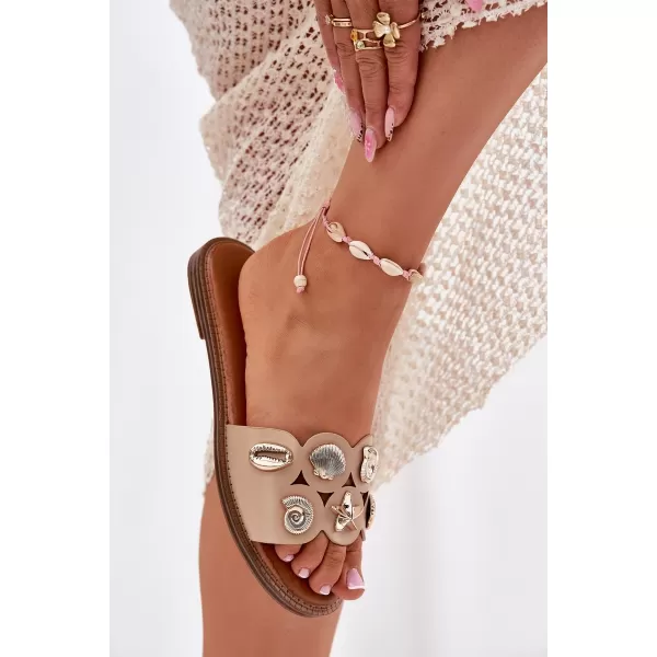  Dámské pantofle BOTO NALOTHIEL 37789 BEIGE 