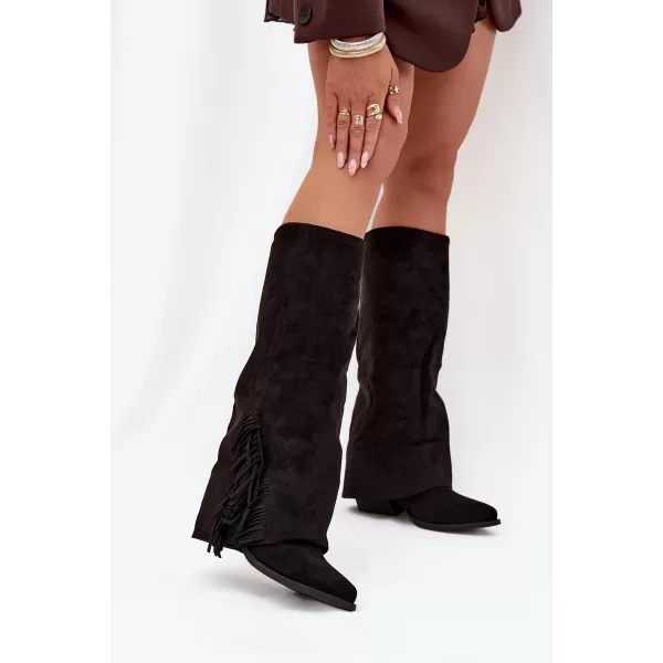  Dámské kozačky BOTO ZALIA 38588 BLACK 