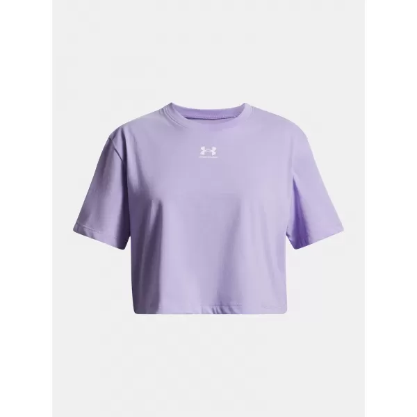  Dívčí triko UNDER ARMOUR UA RIVAL SS 1389755-538 FIALOVÁ 