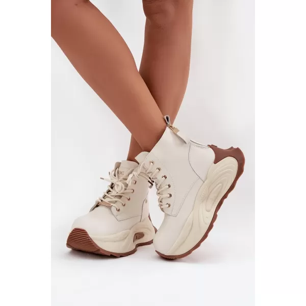 Dámské boty GOE SS2N4300 BEIGE 
