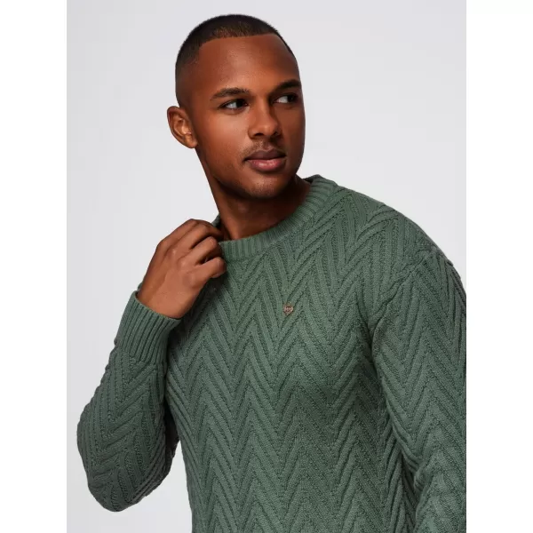  Pánský svetr OMBRE OM-SWSW-0147 FADED GREEN 