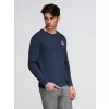 Pánská mikina OMBRE B1713 NAVY BLUE