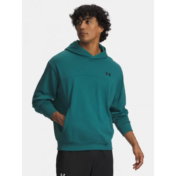  Pánská mikina UNDER ARMOUR UA RIVAL LW HOODIE 6012335-338 ČERNÁ 