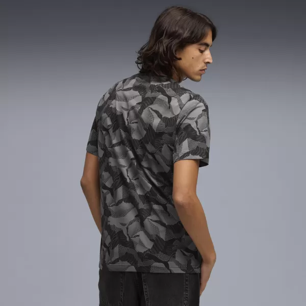  Pánské triko PUMA ESS LOGO LAB AOP TEE 692027_01 PUMA BLACK 