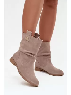 Dámské boty ZAZOO 4210 CAPPUCCINO