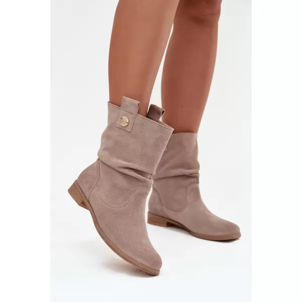  Dámské boty ZAZOO 4210 CAPPUCCINO 