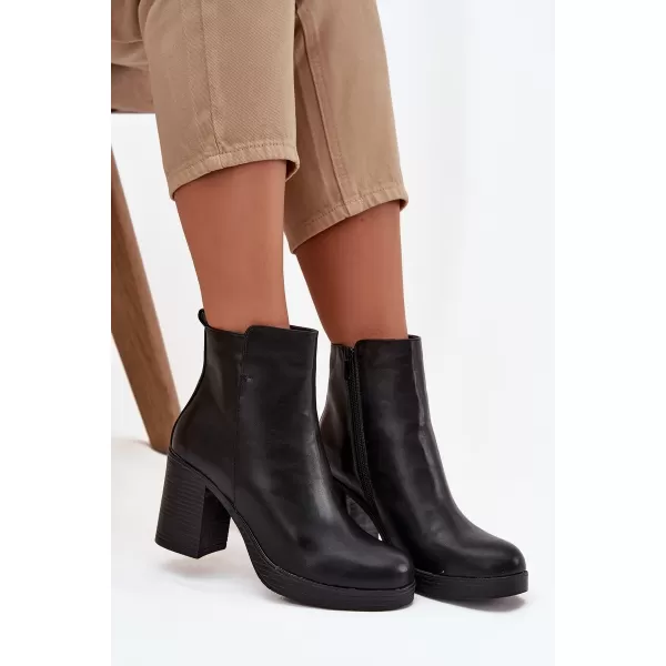  Dámské kozačky BOTO RYSELLE 40501 BLACK 