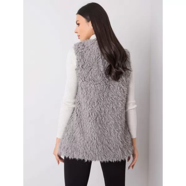  Dámská vesta WOOL FASHION ITALIA AT-KZ-22105.11P DARK GREY 