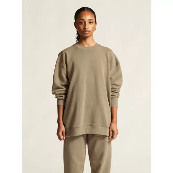  Dámská těžká mikina CRAFT Corp. Frequent Sweatshirt W ŠEDOBÉŽOVÁ 