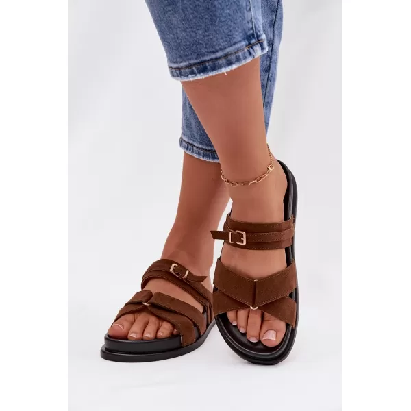  Dámské pantofle BOTO SELORINA 41608 BROWN 