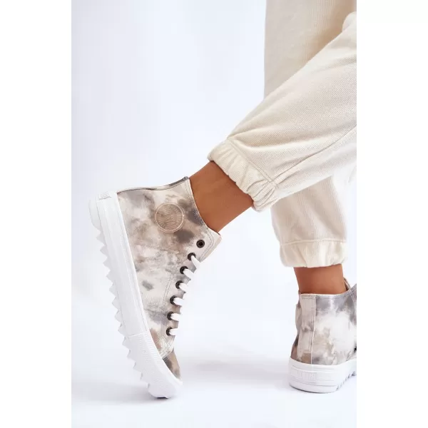  Dámské tenisky BIG STAR LL274047 WHITE/OLIVE 