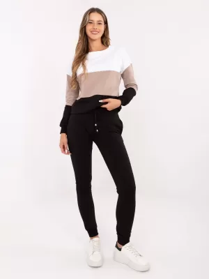 Dámský set RUE PARIS RV-KMPL-5971.05 BLACK AND BEIGE