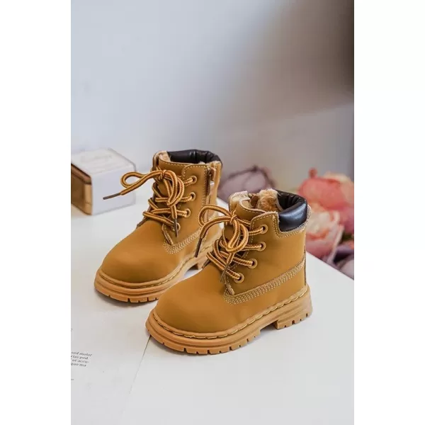  Dětské boty BOTO BANSI 28484 KHAKI 