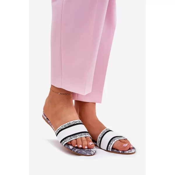  Dámské pantofle BOTO LEYSI 36382 WHITE 