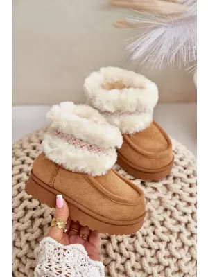 Dětské sněhule BOTO MELEFIA 34605 CAMEL
