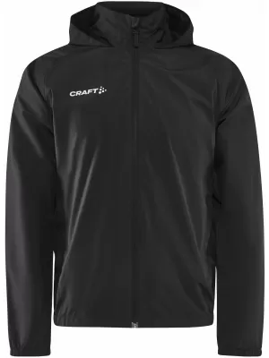 Lehká dětská bunda do deště CRAFT TW Evolve Rain Jacket Jr ČERNÁ