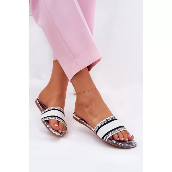  Dámské pantofle BOTO LEYSI 36382 WHITE 