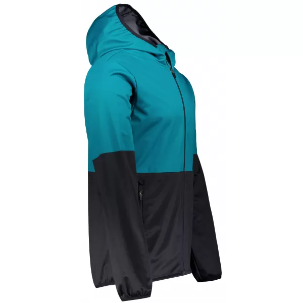  Pánská softshellová bunda premium ALTISPORT VOJ/ALM051JACK01 PETROLEJOVÁ/ČERNÁ 