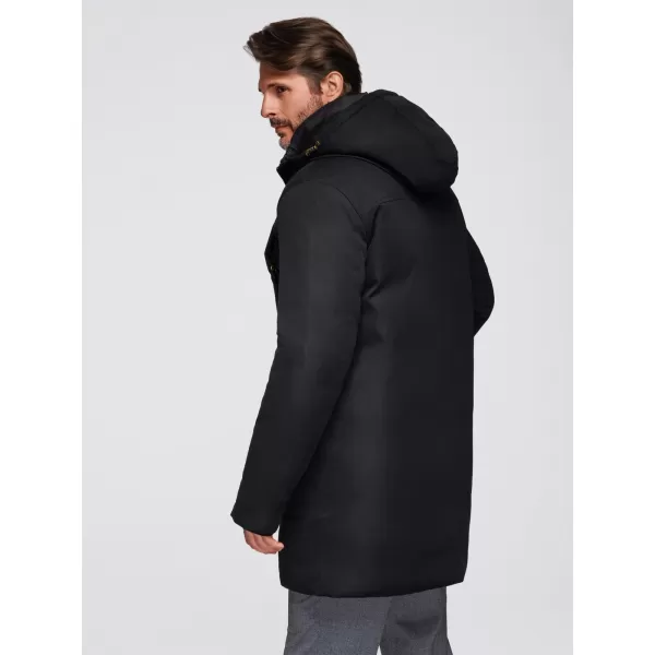  Pánská parka OMBRE OM-JAPJ-0287 BLACK 