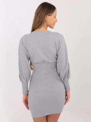 Dámské šaty RUE PARIS RV-SK-6079.65 GRAY