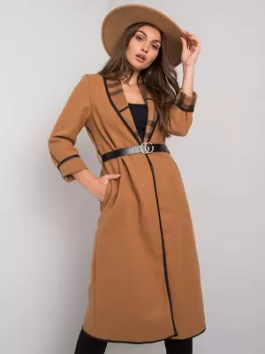 Dámský kabát ITALY MODA DHJ-PL-A5753.38X CAMEL