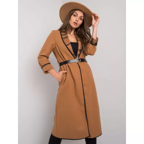  Dámský kabát ITALY MODA DHJ-PL-A5753.38X CAMEL 