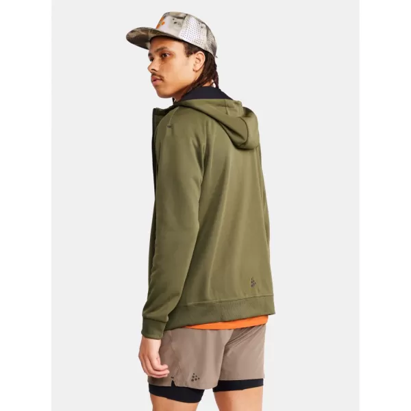  Pánská bunda s kapucí CRAFT Corp. ADV Unify Hoodie Jacket M LESNÍ 