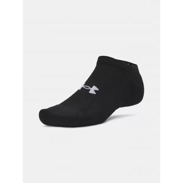  Ponožky UNDER ARMOUR PERFORMANCE COTTON 3PK NS 6009683-008 ČERNÁ 