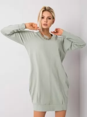 Dámské šaty BASIC FEEL GOOD RV-TU-5184.93P PISTACHIO