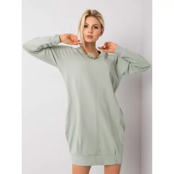  Dámské šaty BASIC FEEL GOOD RV-TU-5184.93P PISTACHIO 