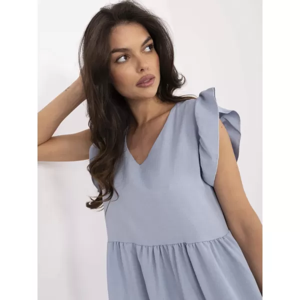  Dámské šaty RUE PARIS WN-SK-704.83 LIGHT BLUE 