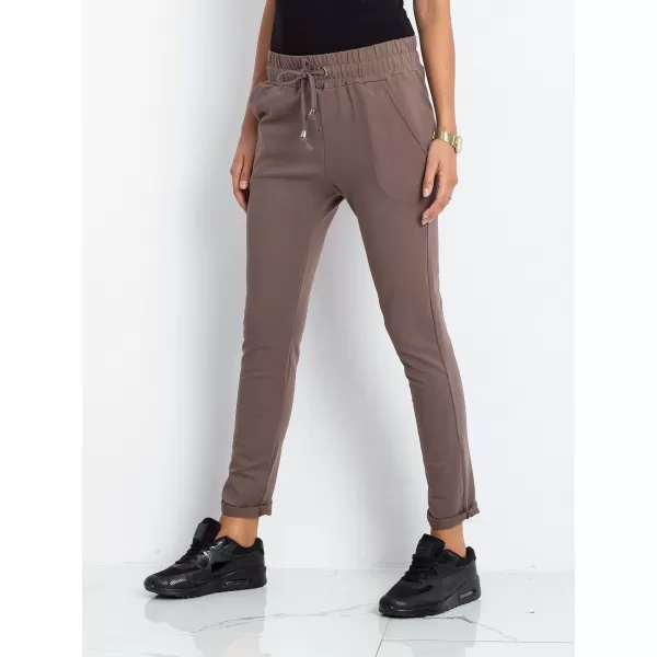  Dámské tepláky BASIC FEEL GOOD RV-DR-3698.08X BROWN 