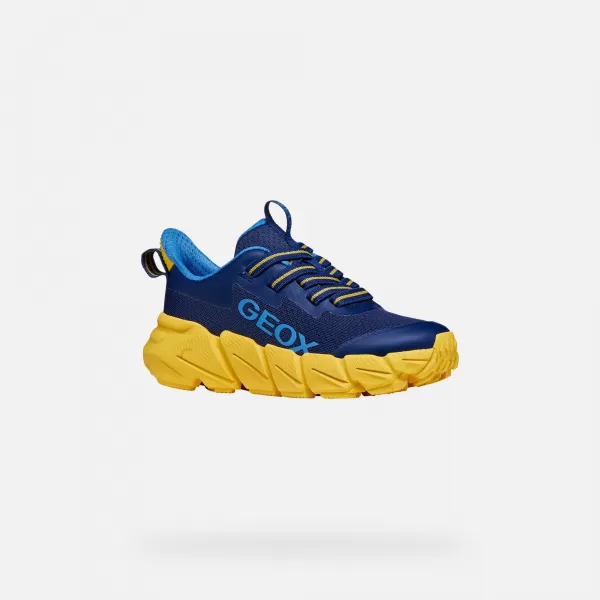  Chlapecké tenisky GEOX FLEXYPER FAST J46N1A0149JC0657 TMAVĚ MODRÁ 