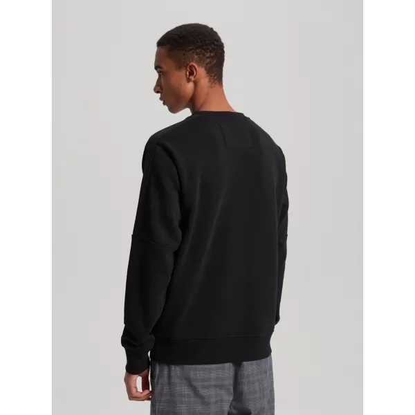 Pánská mikina DIVERSE B1575 BLACK 