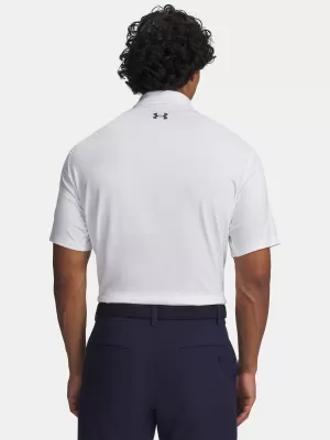 Pánské triko UNDER ARMOUR UA MATCHPLAY POLO 6009799-100 BÍLÁ
