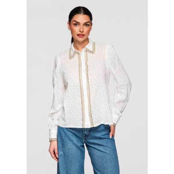  Dámská košile LARICA OW-SH-E0021 WHITE 