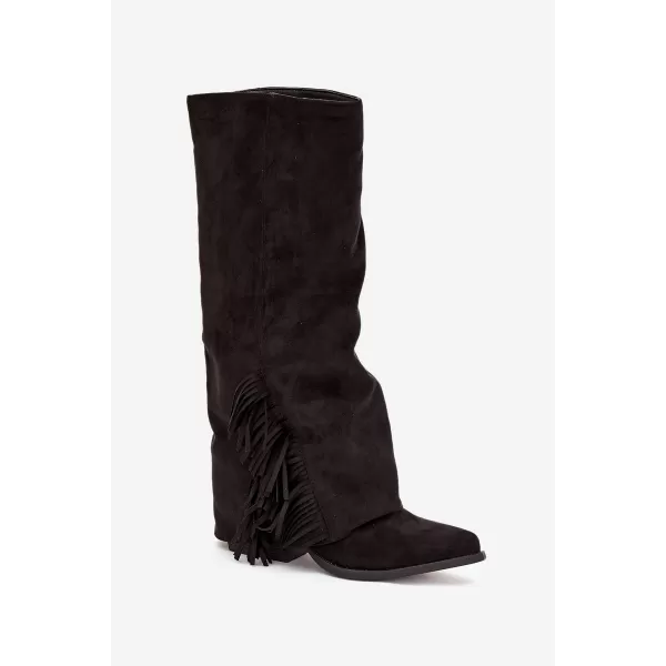  Dámské kozačky BOTO ZALIA 38588 BLACK 