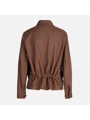 Dámská bunda GEOX MADDALUSIA G012368 HNĚDÁ