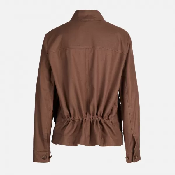 Dámská bunda GEOX MADDALUSIA G012368 HNĚDÁ 