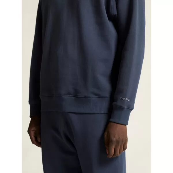  Pánská těžká mikina CRAFT Corp. Frequent Sweatshirt M TMAVĚ MODRÁ 