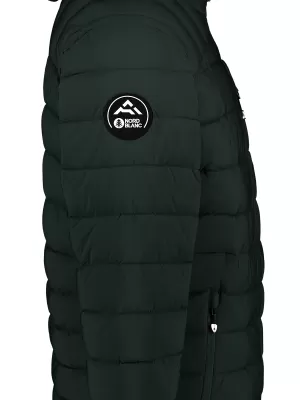 Pánská zimní bunda NORDBLANC SCREE NBWJM8262 TMAVĚ ZELENÁ