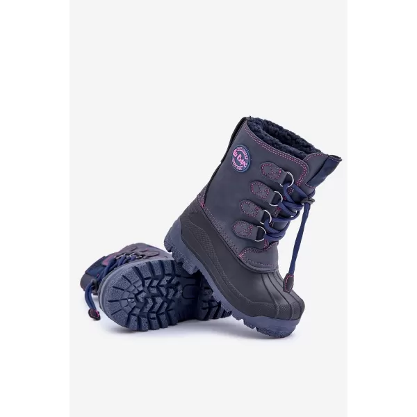  Dětské sněhule LEE COOPER LCJ-24-44-2843K NAVY 