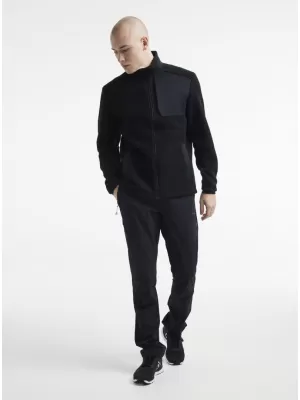 Pánská fleecová mikina Sherpa CRAFT Corp. ADV Pile Fleece Jacket M ČERNÁ