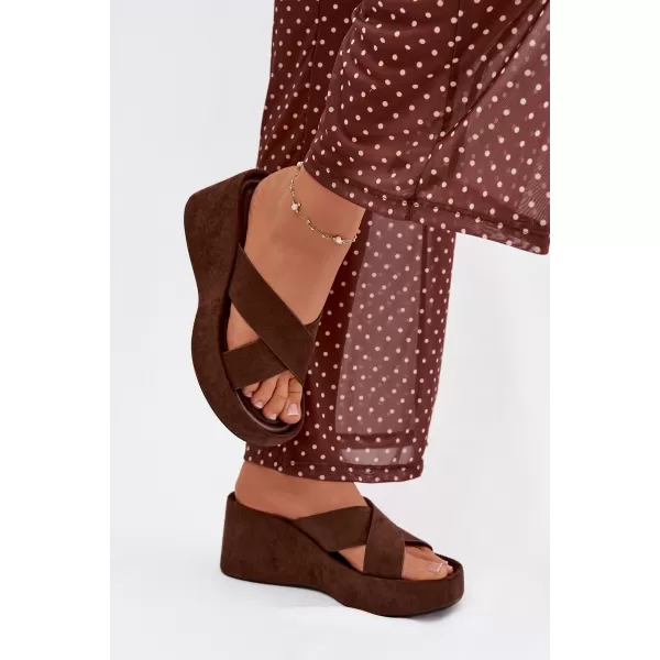  Dámské pantofle BOTO CALORINE 41357 BROWN 