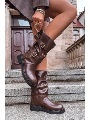 Dámské kozačky BOTO HALVESSA 39587 BROWN