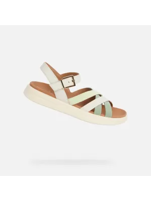 Dámské sandály GEOX XAND 2S G012749 KRÉMOVÁ