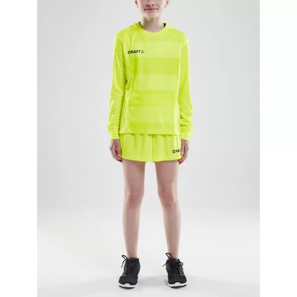  Dětské brankářské šortky CRAFT TW Squad Go GK Shorts Jr FLUO 